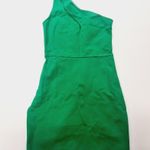 superdown Nava Asymmetrical Mini Dress in Kelly Green XS Photo 2