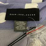 Know One Cares Jumpsuit L Polka Dot Tie Open Back V-Neck Lavender Women Photo 11