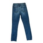 frame denim Frame Le High Straight High Rise Staggered Hem Raw Cut Jeans | Carroll Wash | 24 Photo 4