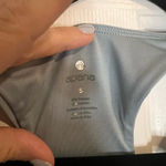 Apana  Women's Blue Grey Front Knot Sports Bra Photo 3