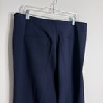 Talbots NWT Providence Pants In Navy Flare Leg Flat Front Size 16 Workwear Photo 9