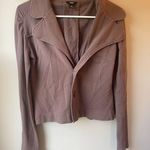 Buttons Casual blazer relaxed style in brown size small  Photo 2