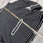 Anthropologie  Striped Peacoat Blazer Navy White Size XL Photo 7