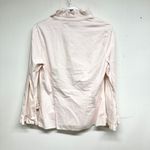 Tory Burch Women Light Pink Ruffled Neckline Long Sleeve V Neck Blouse Size 4 Photo 3