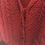 BDG  maroon chunky oversized cardigan Photo 6