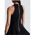 Balmain Black Flared Pleated Mini Dress - Size XS (2) Photo 1