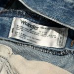 Wrangler Vintage style  cut off denim shorts light wash Photo 6