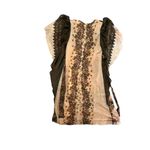 Jerell of Texas 1970s Vintage Bohemian Butterfly Dress Brown Photo 3