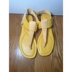 Rouge Shoes Womens Size 8 Yellow Sandals Comfort Flat Strappy Toe Loop Summer Photo 8