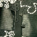 Bellisima Couture 8 Fleur de Leis Beaded Evening Jacket Black Photo 3