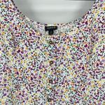 Torrid  Fit‎ And Flare Floral Tie Back Stretch Challis Button-Front Tank Size 4X Photo 5