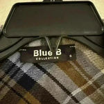 BLUE B Tan/Blue/Cream PLAID Mid Photo 2