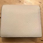 Coach NWOT Snap Wallet Leather Cream Gold MSRP $178 With A Key Ring Photo 3