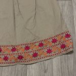 Calypso St. Barth 🔵 Calypso embroidery khaki pink dress small Photo 1