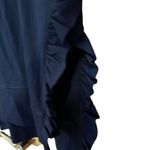 Stella & Dot  black long sleeved top with ruffle detail at hips size medium Photo 2