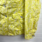 CAbi Women’s Blazer Utility Jacket Cotton Floral Yellow Field of Daisies Medium Photo 7