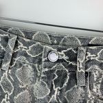 BLANK NYC The Jane Python Snakeskin Print Denim Mini Skirt 24 NWT Photo 3