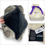 Botkier 🆕  Logan Convertible Leather Boston Satchel Bag in Metallic Pewter Photo 9