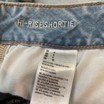 American Eagle Hi Rise Shortie Light Wash Size 6 - Super Super Stretch Photo 5