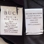 Buci Fia Sheer Panel Maxi Dress Black Sustainable Polyamide Large NWT Photo 5