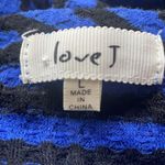 Love j  striped ruched sleeve cropped top Photo 4