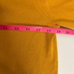 41 HAWTHORN Gold Sweater Womens Medium Scalloped Neck Long Sleeve Knit Top‎ Photo 3