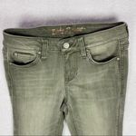 Celebrity Pink Body Sculpt Stretch Green Denim Mid Rise Ankle Skinny Jean Photo 2