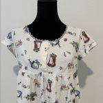 Charming Floral Print Mini Dress White Photo 4