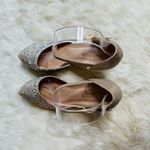 De Blossom Collection  Gold Sparkle Embellished Heels 6.5 Photo 5