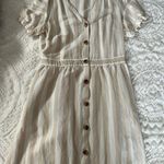 Loft Button Down Striped Dress Photo 0