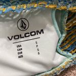 Volcom  Blue Green Crochet High Neck Swim Bikini Top Size S Photo 3