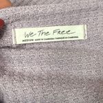 Free People  We The Free North Shore Thermal Top Lilac Waffle Knit Medium EUC Photo 2