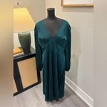 Baltic Born NWT  Louie Pleated Emerald Green Holiday Party Midi Dress Size XL Photo 1