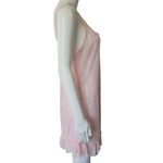 Ivy & Annabelle Intimates Pink Embroidered Ruffle Hem Nightgown Size Small Photo 3