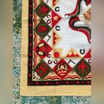 Vintage Native American tribal cotton bandana Yellow Photo 2