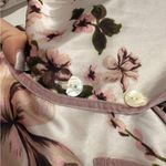 Beach Riot  Luna Pink Floral Crop Blouse Pajama Top M Photo 4