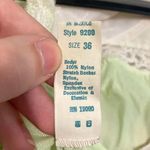 Vintage OLGA Nightgown Fluorescent Green White Lace XS Photo 6