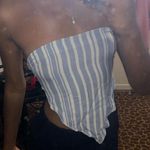 Pretty Little Thing strapless tie back top Photo 0