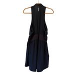 NWT, CINQ À SEPT Fern Sleeveless Mini Dress, Navy, Sz XL Blue Photo 10