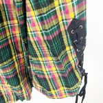 SAVAGE x FENTY Tied Up Tartan Plaid PJ Raw Hem Sleep Shirt, Size XL Photo 8