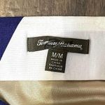 Tommy Bahama Skirt Size Medium Blue White Striped Stretch Lined Womens 34X37.5 Photo 5