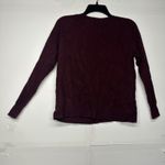 American Eagle  Women’s Maroon Knit Sweater Size Small Long Sleeve Pullover Photo 7