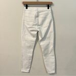 Pistola Jennifer Skinny Jean Stretch White Denim Mid Rise NWT Size 25 Photo 4