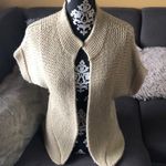 Loft ANN TAYLOR Cream Color Short Sleeve Cardigan Photo 0