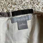 Ann Taylor  Black Cream A-Line Mini Skirt Formal Office Size 8 Photo 1