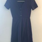 Nasty Gal Nasty Girl Dress Navy Blue Brighter Than Sunshine Minidress Sz 4 EUC Photo 2