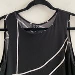 Clara Sunwoo Black & White Lines Sleeveless Swing Dress Size Medium Photo 3