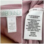 Abound  SMALL Pink Short Sleeve NWT V Neck Basic Tee Shirt Womens Photo 4