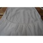 Moon River  Babydoll Halter Neck Blouse Top White Blue Size XS Photo 6