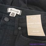 Madewell NEW  Skinny Flare Jeans in Black Frost‎ Wash, 25 Photo 13